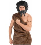 Viking Raider Medieval Norse Warrior Barbarian Men Costume Black Beard Moustache