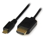 STARTECH.COM Câble adaptateur MHL® HDMI passif - Micro USB vers HDMI - 3 m - Noir