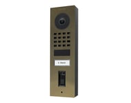 Doorbird D1101FV  Video ringeklokke med fingeravtrykk sensor (Modell: På-vegg, Farge: Real burnished brass)