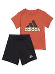 Boys, adidas Sportswear Infant Essentials Youth/Baby Jogger - Red/Black, Red, Size 2-3 Years