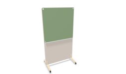 Götessons Golvskärm med whiteboard på hjul 2 storlekar | Sketch 1000 x 1800 mm Olive