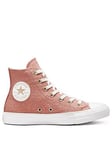 Converse Chuck Taylor All Star Hi Tops  - Pink/White, Pink/White, Size 4, Women
