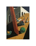 Wee Blue Coo Painting De Chirico The Evil Genius Of A King Wall Art Print