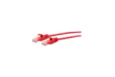 C2G 10ft (3m) Cat6a Snagless Unshielded (UTP) Slim Ethernet Network Patch Cable - Red - patchkabel - 3 m - rød