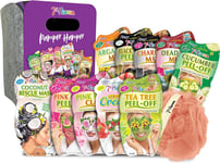 7th Heaven Pamper Hamper Gift Set - Contains a Variety of Peel-Off and Mud Face