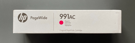 Genuine HP 991AC MAGENTA Ink - PAGEWIDE MANAGED P77740 (INC VAT) BOXED