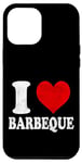 Coque pour iPhone 12 Pro Max I Love Barbeque Vintage