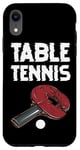 Coque pour iPhone XR Ping Pong Power Raquette de tennis de table