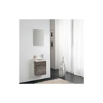 Kit meuble lave-mains Mini 42 couleur: chene chateau