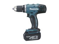 Makita DDF453RFE - Borr/drivare - sladdlös - 2 hastigheter - nyckellös chuck 13 mm - 42 N·m - 2 batterier - 18 V