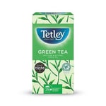 Tetley Pure Green Tea Bags Indiviually Wrapped And Enveloped Pack 25