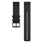 Bracelet silicone Polar 22 mm, Night Black