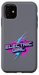 iPhone 11 Electric Girl Typ 2 Plug Supercharge E Cars EV Electric Car Case