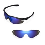 New Walleva Polarized Ice Blue Replacement Lenses For Oakley M2 Sunglasses