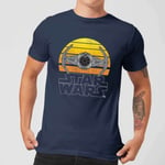 T-Shirt Homme Sunset Tie Star Wars Classic - Bleu Marine - M - Navy