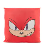 Sonic The Hedgehog Knuckles Face Square Cushion - 60x60cm