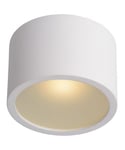 Lily taklampe rund, diameter 9 cm, IP54, Hvit