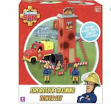 Fireman Sam Fire Rescue Training Tower Set & Vehicle New Kids Playset Toy Age 3+