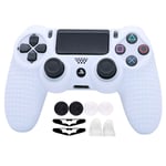 Blanc Lait - Étui En Silicone Souple Antidérapant Pour Ps4 Slim Pro, Housse De Protection Pour Manette De Jeu, Accessoires