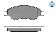 Bromsbelaggssats skivbroms MEYLEORIGINAL Quality 025 245 5019W