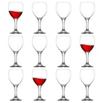 Misket Red Wine Glasses - 365ml - Pack of 12