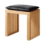 Cinas - Rib Set Pall Bambu, Svart Sittdyna