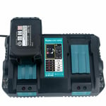 FOR Makita DC18RD-UK 14.4-18V LXT Twin Port Rapid Battery Charger - 230V