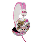 LOL Surprise Glitter Glam Kids Volume Limited Wired Headphones for Ages 3-7 NEW