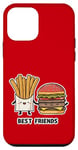 Coque pour iPhone 12 mini Poignée de Main Délices - Burger & Frites "Meilleurs Amis"