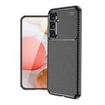 Samsung A35 5G Stöttåligt Slimmat Skal FullCarbon V4 Svart