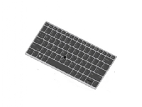 HP - Erstatningstastatur for bærbar PC - bakbelysning - Storbritannia - for EliteBook 735 G5 (privacy), 735 G6 (privacy), 830 G5 (privacy), 830 G6 (privacy)