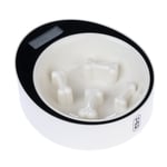 TIAKI Smarter Slow Feed skål med våg - upp till 2 kg, L 22 x B 24,5 x H 8 cm
