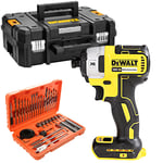 Dewalt DCF887 18V XR Brushless Impact Driver With T-Stack Case & 56Pc Bit Set