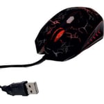 Trade Shop - Q-t39 Wired Gaming Mouse Usb Led 4200dpi High Performance Speed Gaming Mouse