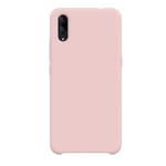 Silicone Case for vivo X23, Silicone Soft Phone Cover with Soft Microfiber Cloth Lining, Ultra-thin ShockProof Phone Case for vivo X23 (Pink)