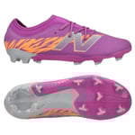 New Balance Furon V8 Team Fg Energy Rush - Lila/silver/orange Barn, storlek 33½