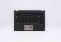 Lenovo Carbon X1 8th Keyboard Palmrest Top Cover Belgian Black 5M10Z27509
