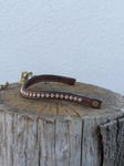 Jacson Pannband Kristall Brun Silver Full