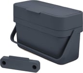 Joseph Compo 4 Easy-fill Slimline Food Waste Recycling Caddy Graphite 