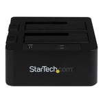 StarTech.com Station d'accueil USB 3.0 - eSATA pour 2 disques durs SATA III de 2,5 - 3,5 Dock HDD - SSD avec UASP Contrôleur de…