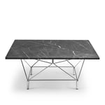 Eilersen - Spider Square, 100x100 cm, Kudu Grey Marmor - Soffbord - Andreas Hansen - Grå - Metall/Sten