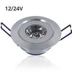 LEDlife 1,5W downlight - Hål: Ø4,2 cm, Mål: Ø5,2 cm, 2,2 cm hög, dimbar, 12V/24V - Dimbar : Dimbar, Kulör : Varm