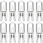 G9 Halogenlampa 28W 230V, 370LM 2700K Varmvit Dimbar, G9 Kapsellampor, för Kronljusstakar, Landskapslampor, Vägglampor, Skåp