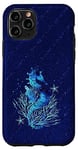 iPhone 11 Pro Turquoise seahorse ocean design Case