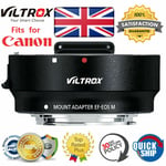 Viltrox Lens Mount Adapter for Canon EF EF-S Lens Canon EOS Mirrorless Camera UK