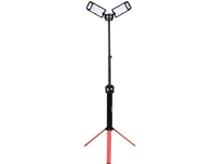 Yato YT-81811, 50 W, LED, 2 lampor, 4000 mAh, Svart, Röd, Fristående arbetsbelysning