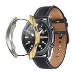 Samsung Galaxy Watch 3 41mm - Galvaniseret gummi cover/bumper - Guld