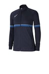 Nike Academy 21 Women's Track Jacket, womens, CV2677-453, Obsidian/White/Royal Blue/White, XL