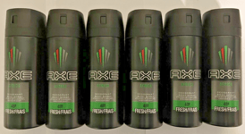 6 x AXE (LYNX) AFRICA 150ml Deodorant Body Spray Free P&P