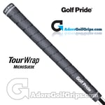 Brand New Golf Pride Tour Wrap MicroSuede Jumbo Grips - Grey x 1